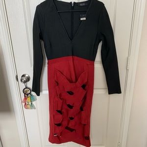 Red/Black Bandage dress